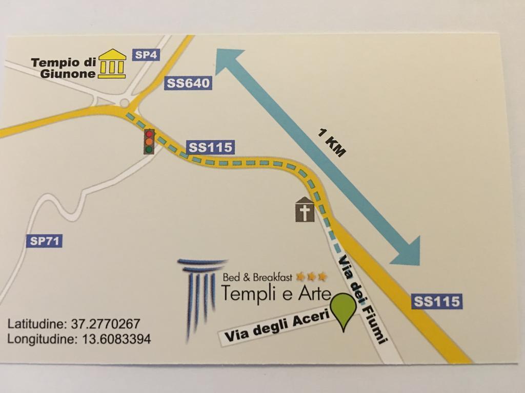 B&B Templi E Arte 莫斯村 外观 照片